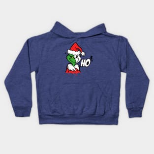 Merry Grinchmas HO HO HO! Kids Hoodie